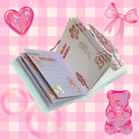 MINI LIBRETA HOLIDAY PINK