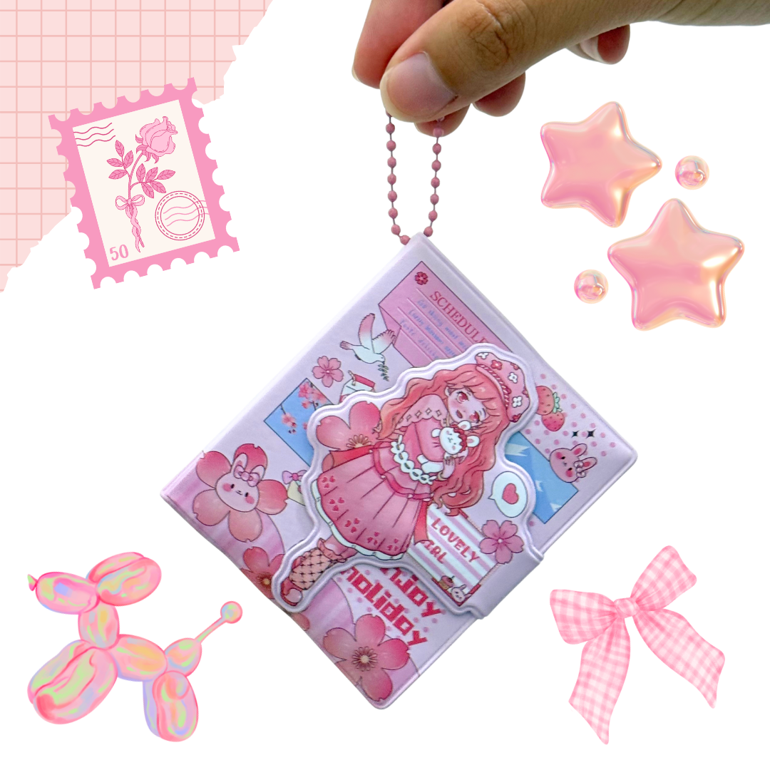 MINI LIBRETA HOLIDAY PINK