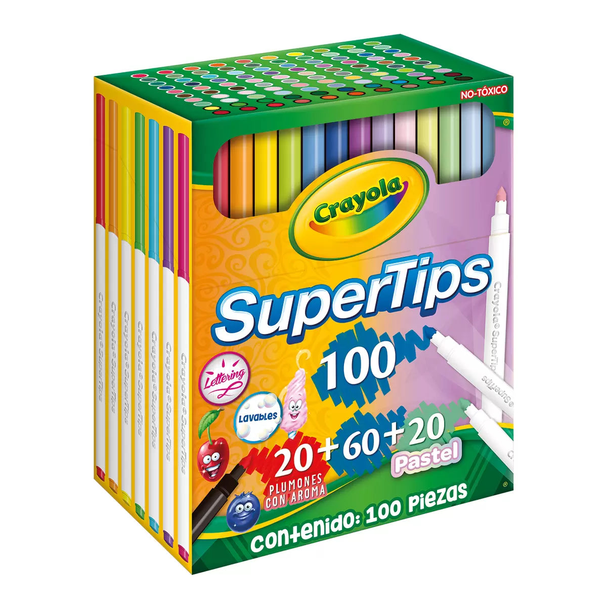CRAYOLA SUPERTIPS 100 PZAS