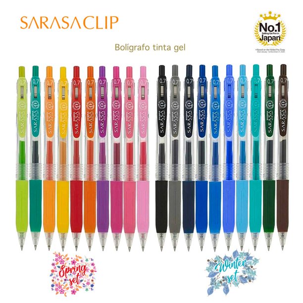 ZEBRA BOLÍGRAFO SARASA CLIP KIT 21 PZAS