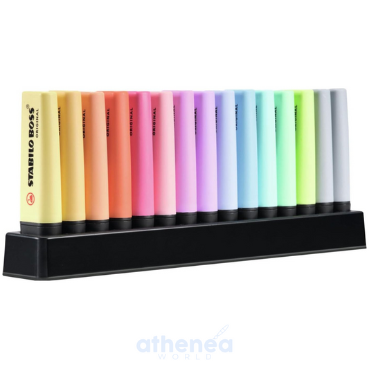 STABILO BOSS 15 PZAS PASTEL + DESKSET