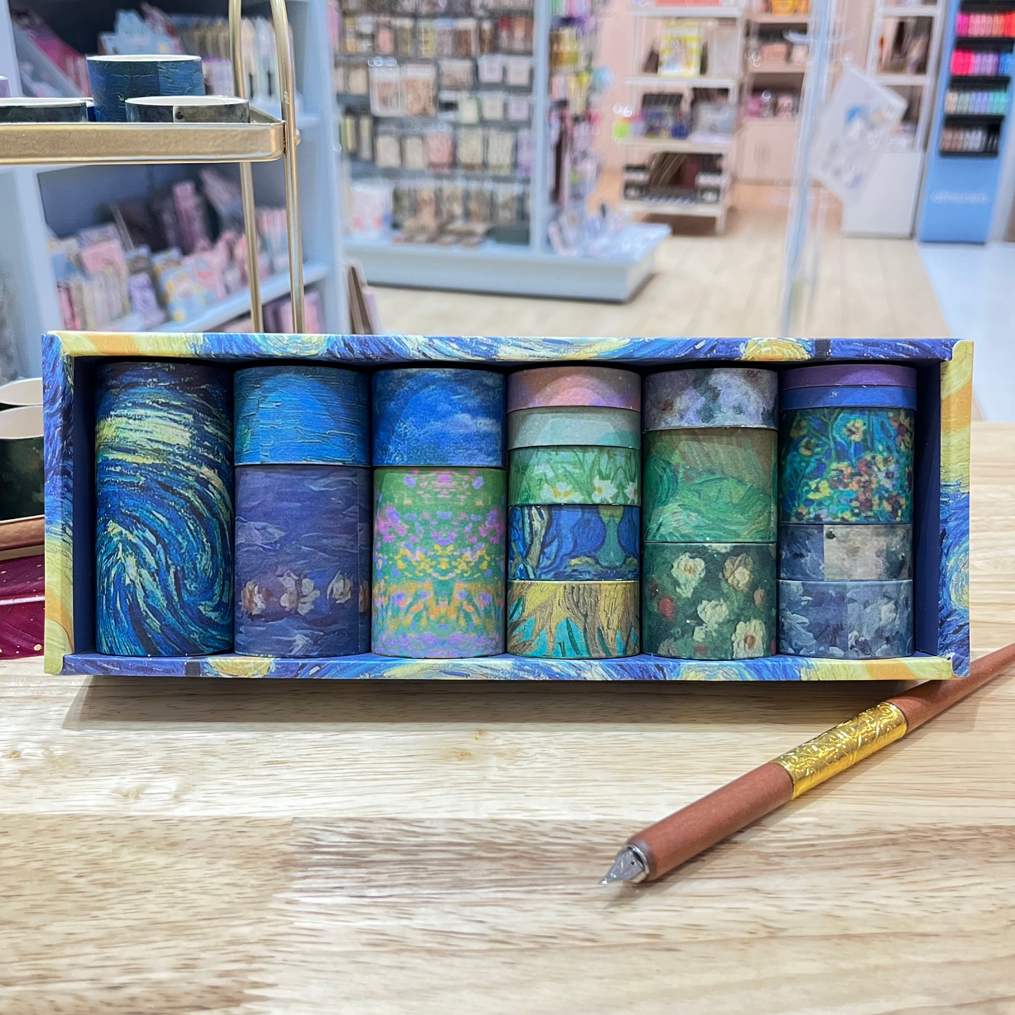 WASHI TAPE VAN GOGH 18 PZAS