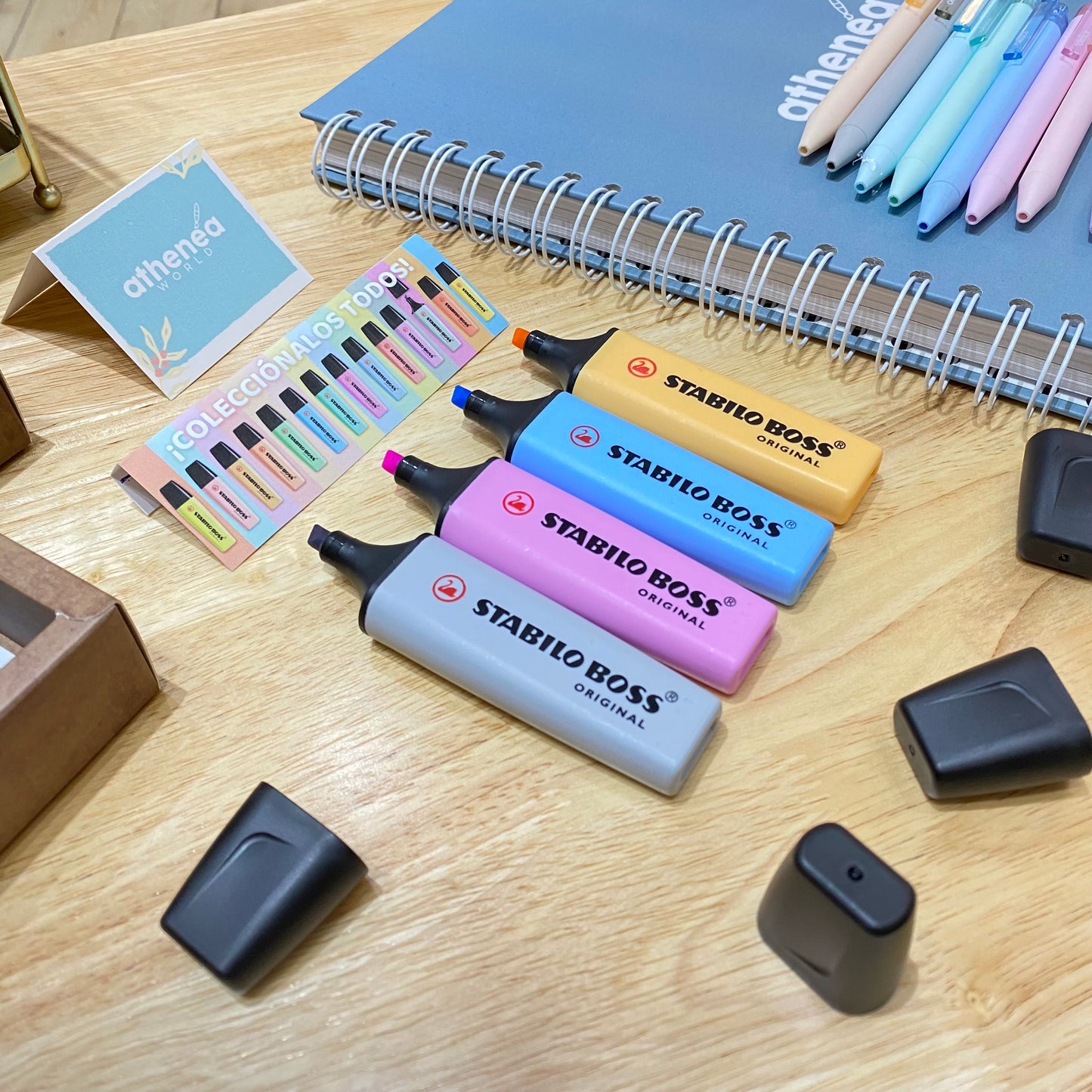STABILO BOSS PASTEL GRIS 4PZAS