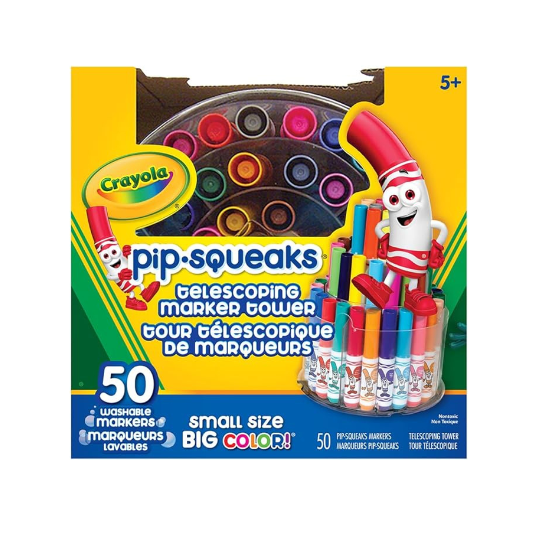 CRAYOLA PIP SQUEAKS 50 PZAS
