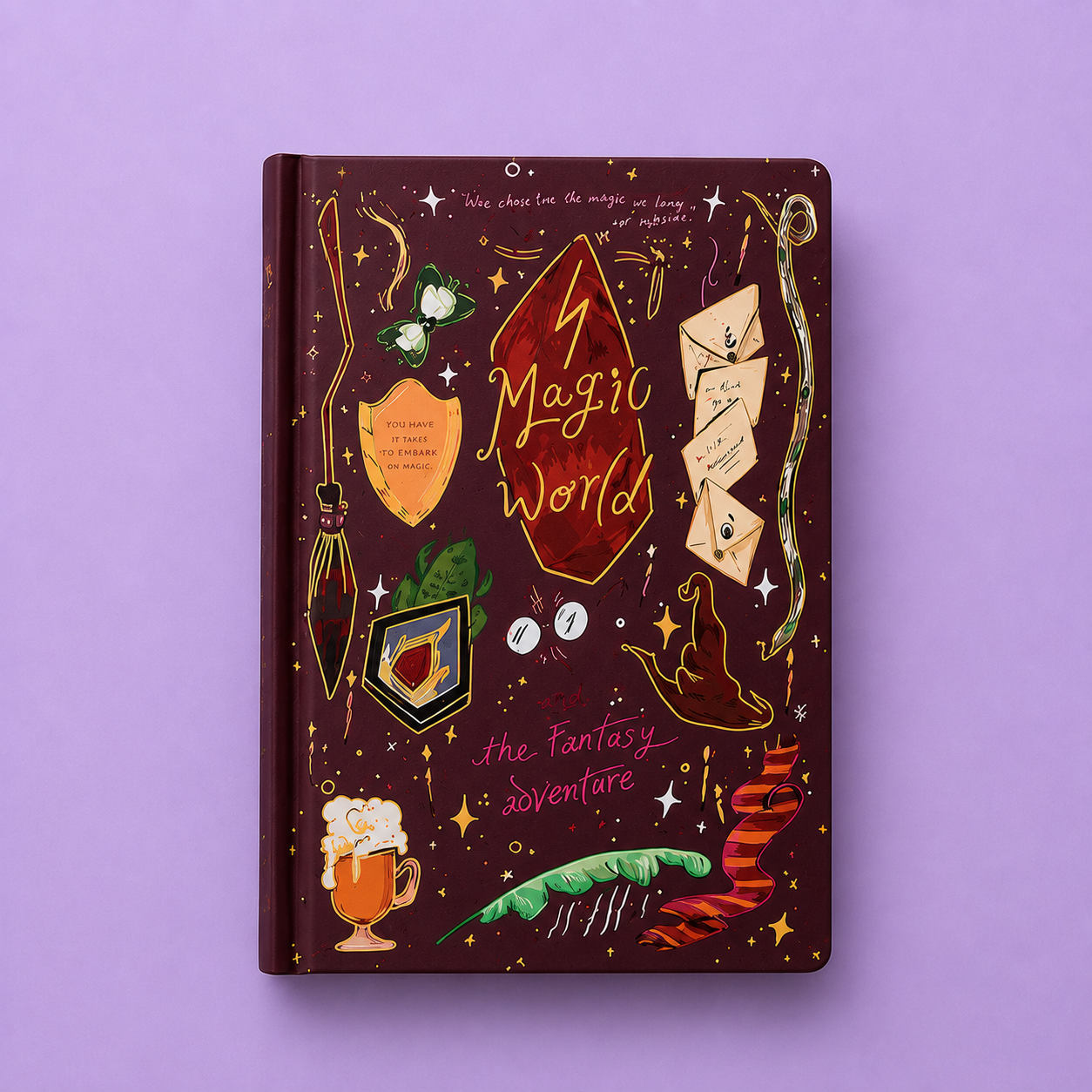 Libreta Magic World Decorada