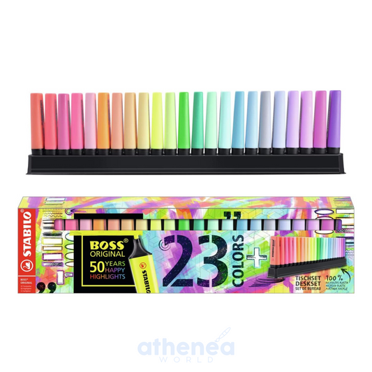 STABILO BOSS 23 PZAS + DESKSET