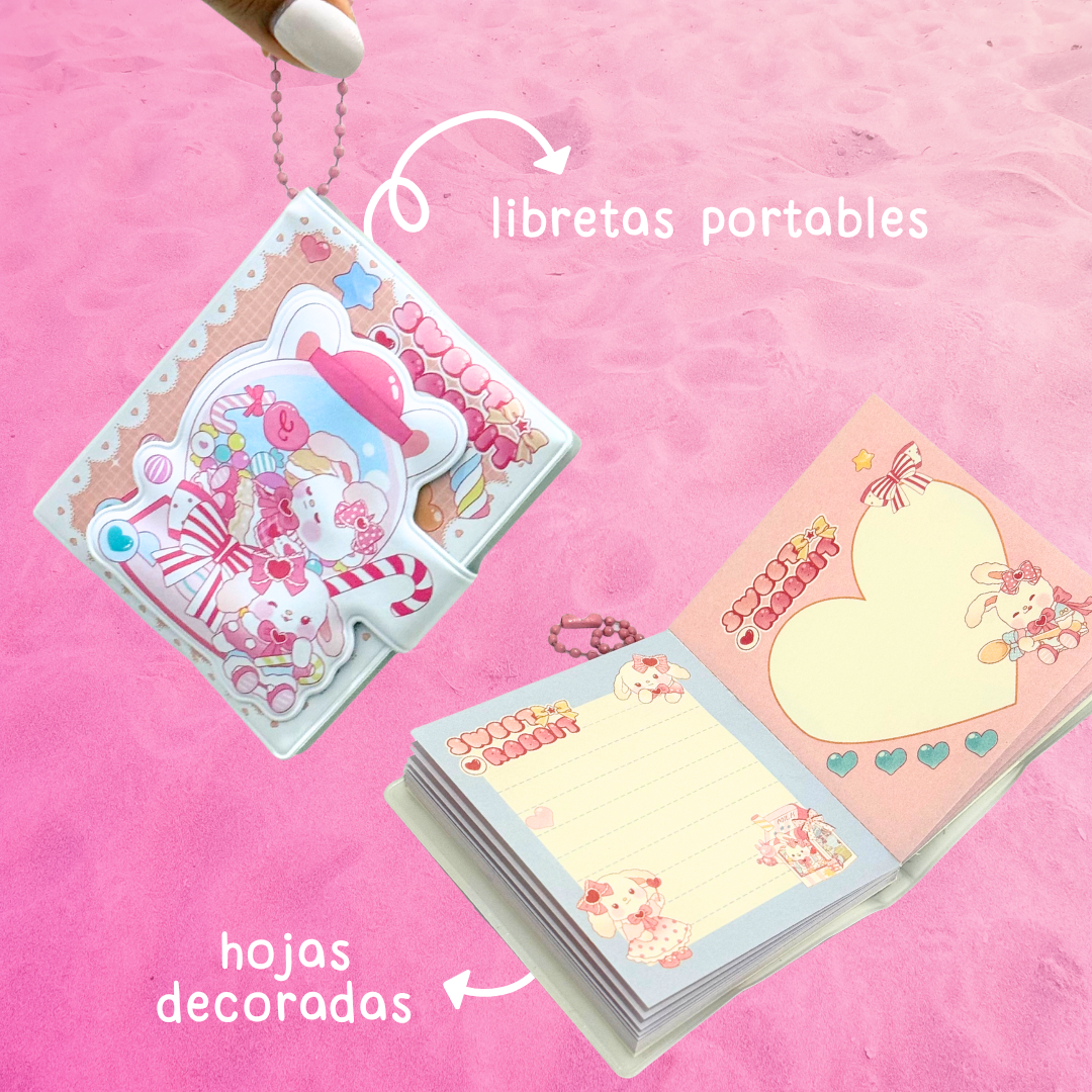 MINI LIBRETA SWEET RABBIT PINK