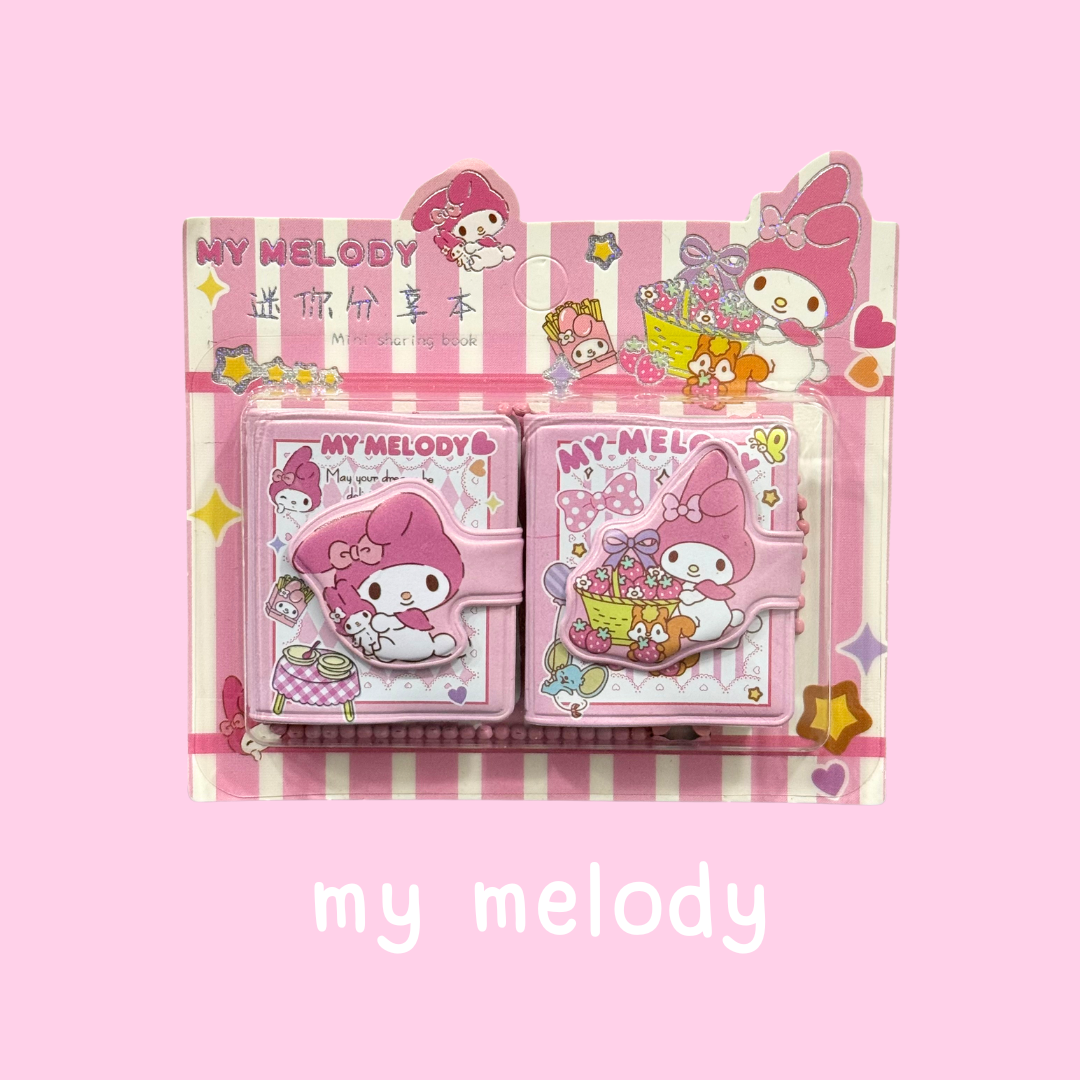 2 MINI LIBRETITAS SANRIO