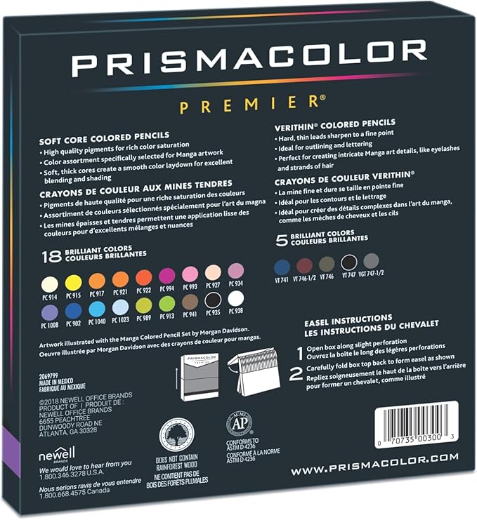 PRISMACOLOR PREMIER MANGA SET 23 PZAS