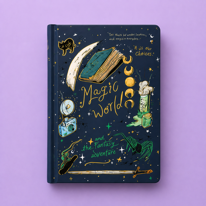 Libreta Magic World Decorada