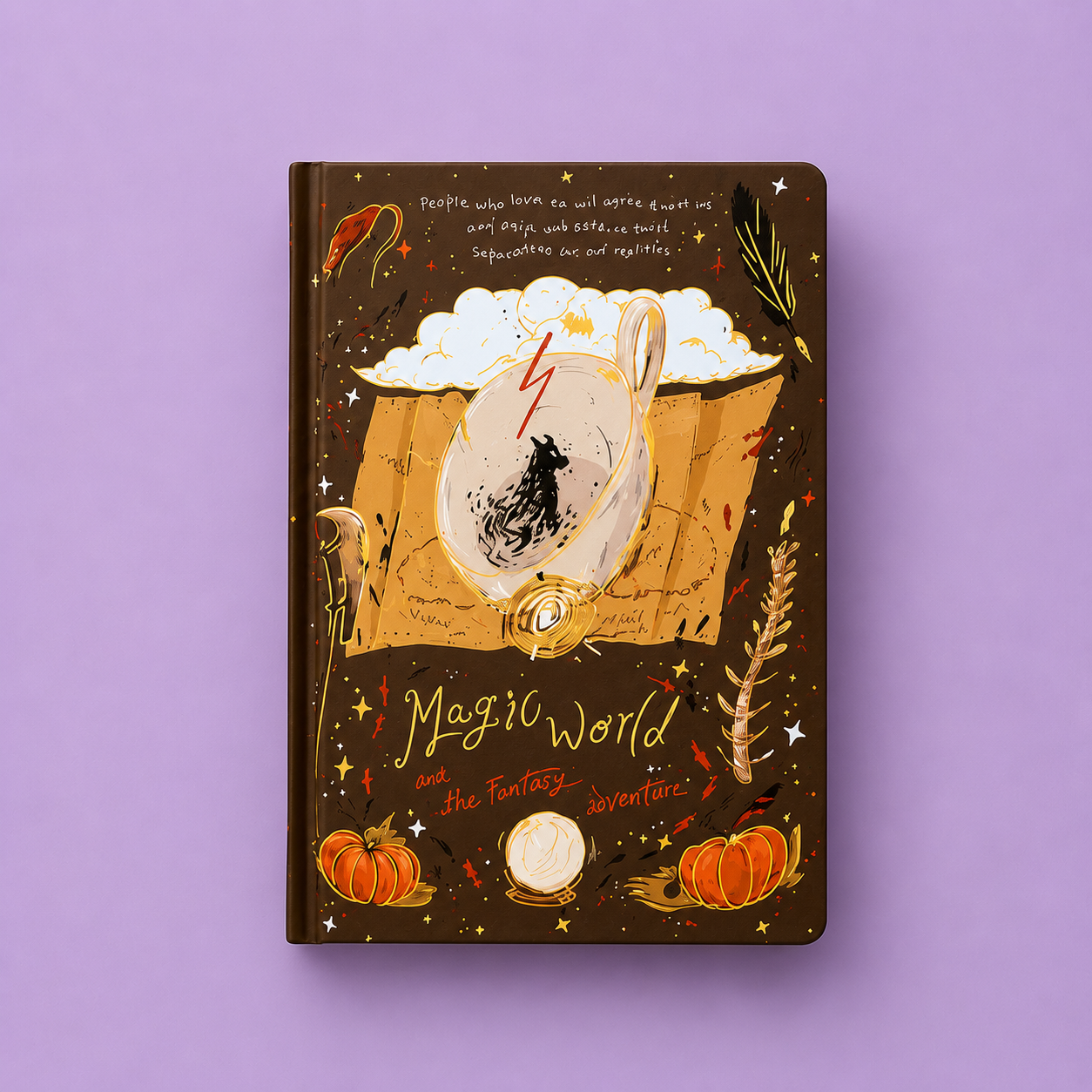 Libreta Magic World Decorada