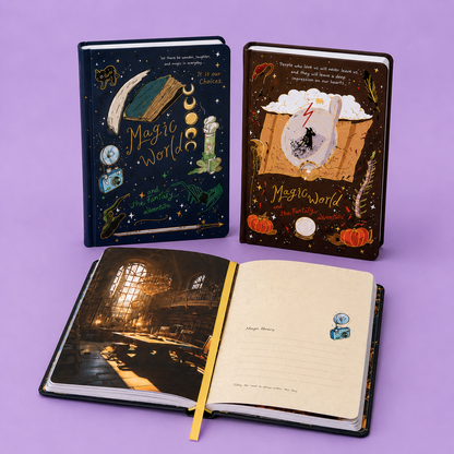 Libreta Magic World Decorada