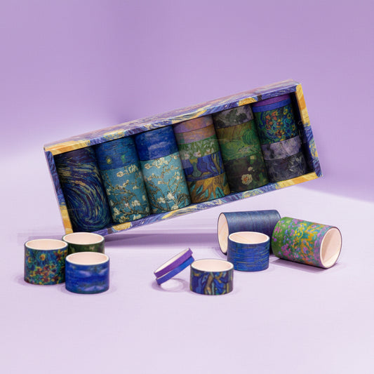 Washi Tapes Van Gogh 18 pzas