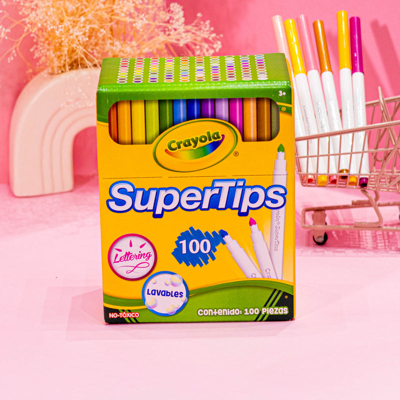 Crayola Supertips 100 pzas