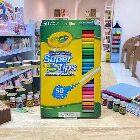 CRAYOLA SUPERTIPS 50 PZAS