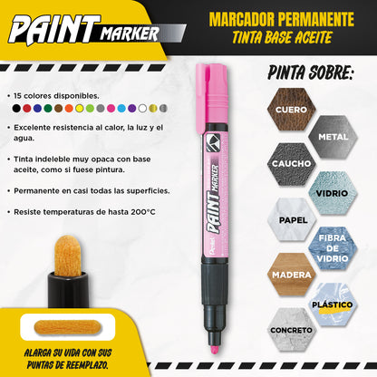 Pentel Paint Marker Marcador Permanente con tinta indeleble