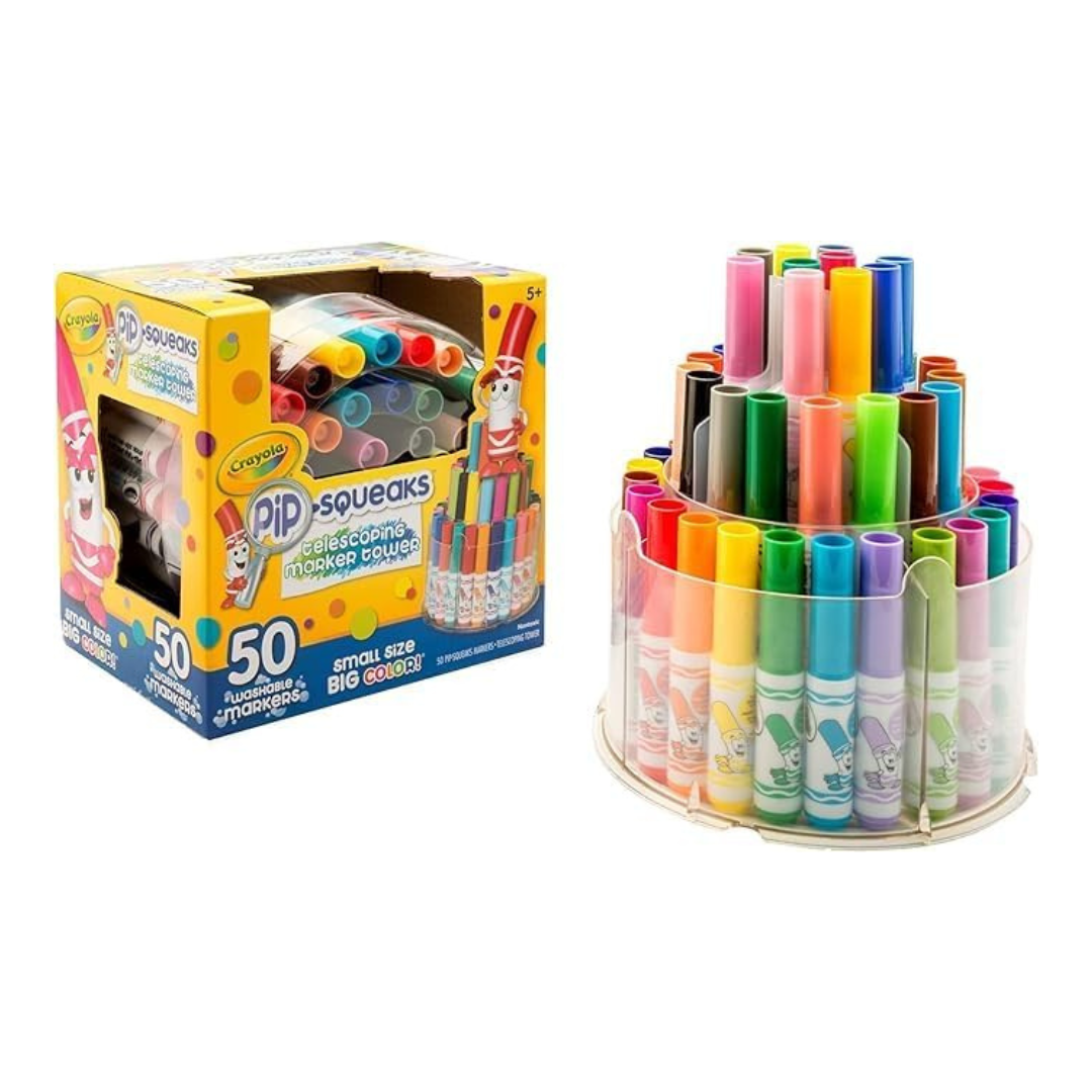 CRAYOLA PIP SQUEAKS 50 PZAS