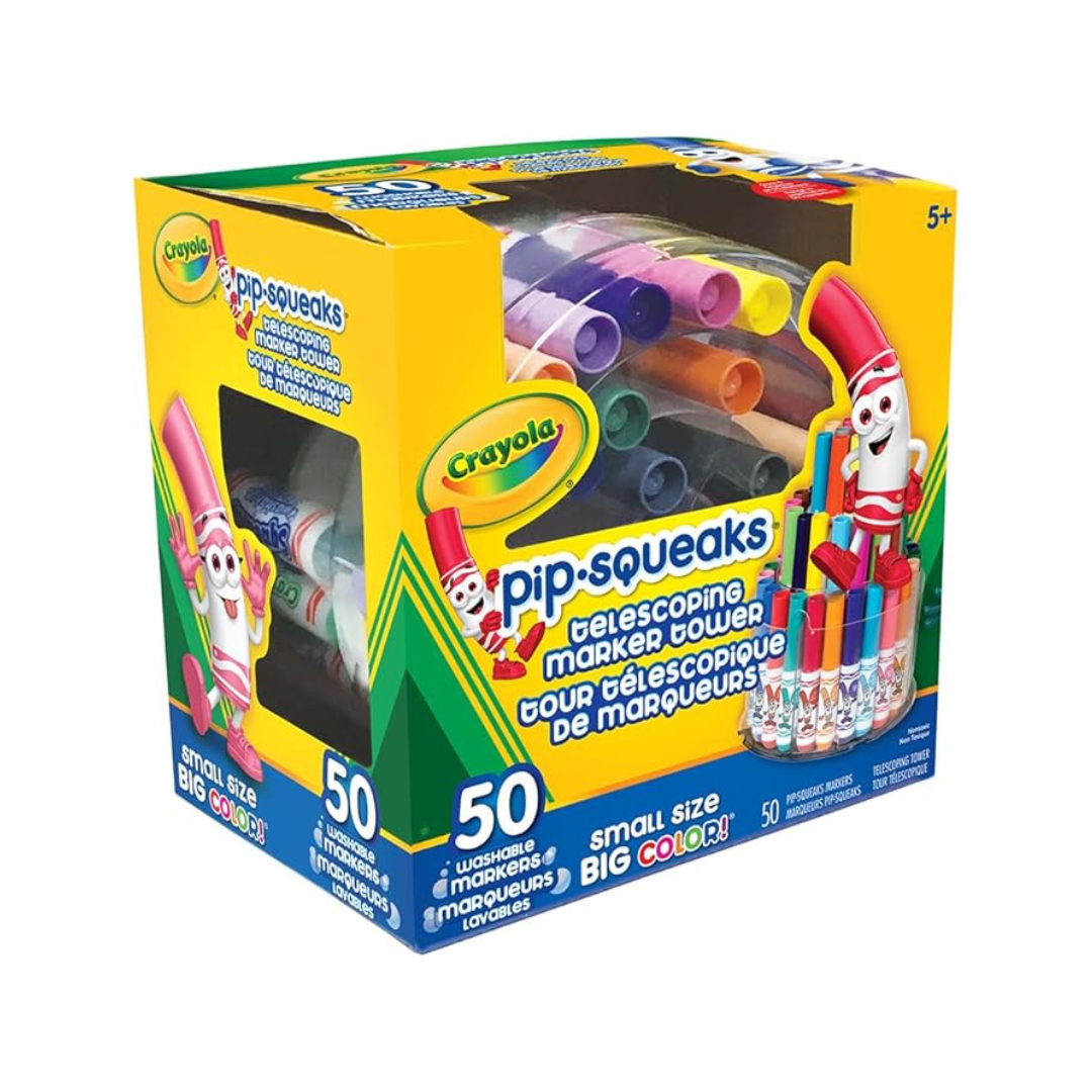 CRAYOLA PIP SQUEAKS 50 PZAS