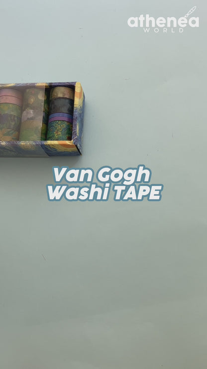 WASHI TAPE VAN GOGH 18 PZAS